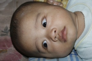 Anak bungsi kami (tiga bulan) Adhia